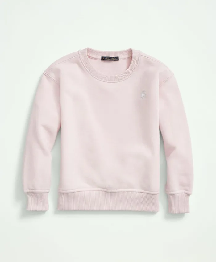 Tops Kids Brooks Brothers Girls Terry Sweatshirt Pink