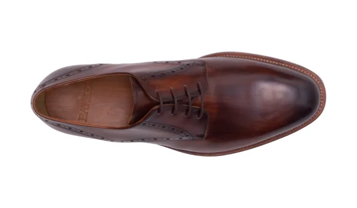 Trent 2 8211 Hand Brushed Brown Mens Barker Shoes Brogues