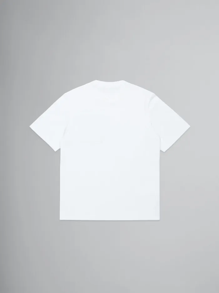 White Tshirt With Pocket Kids Marni