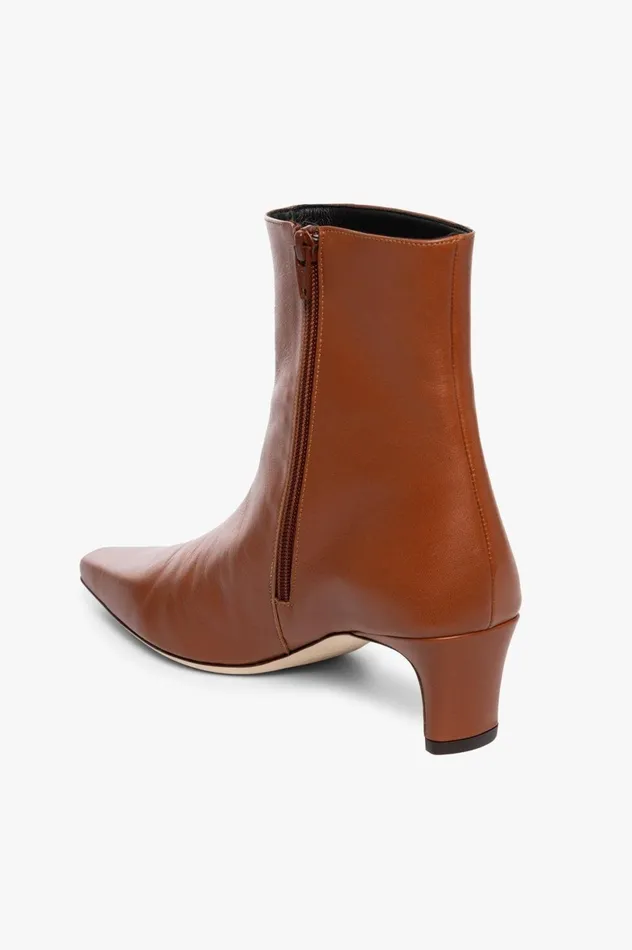 Women Boots STAUD STAUD WALLY ANKLE BOOT TAN Women Boots STAUD STAUD WALLY ANKLE BOOT TAN