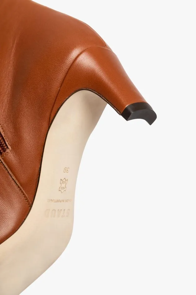 Women Boots STAUD STAUD WALLY ANKLE BOOT TAN Women Boots STAUD STAUD WALLY ANKLE BOOT TAN