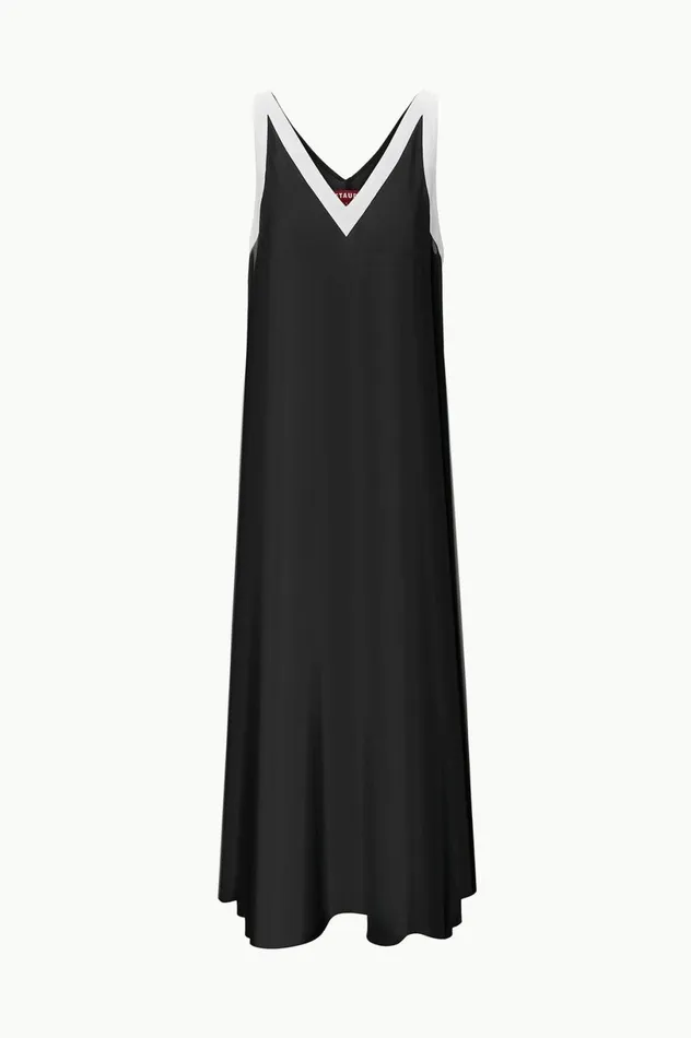 Women CoverUps STAUD STAUD AVELINE DRESS BLACK WHITE Women CoverUps STAUD STAUD AVELINE DRESS BLACK WHITE