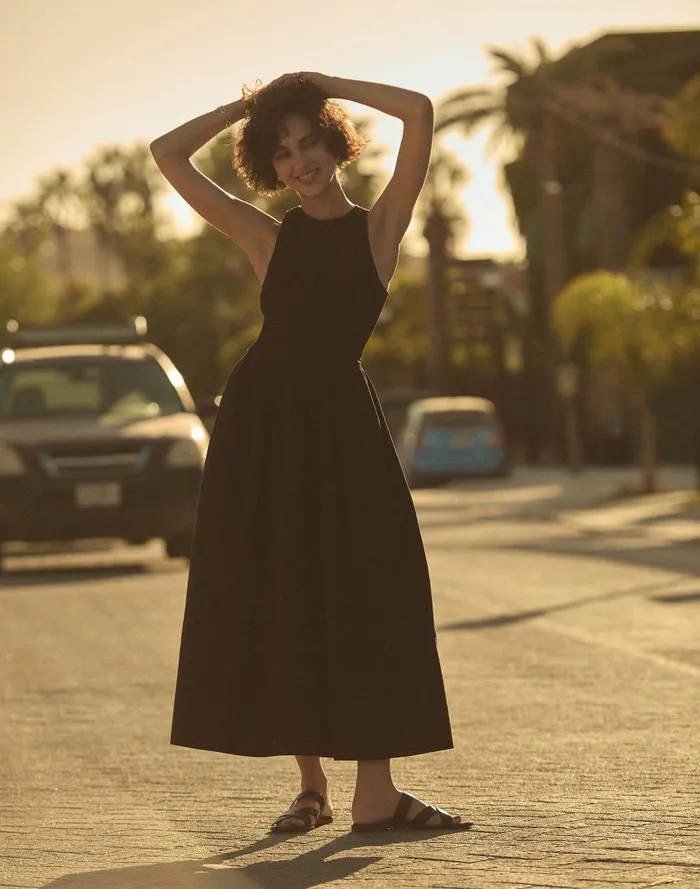 Women Dresses Madewell The Melody Smocked Midi Dress