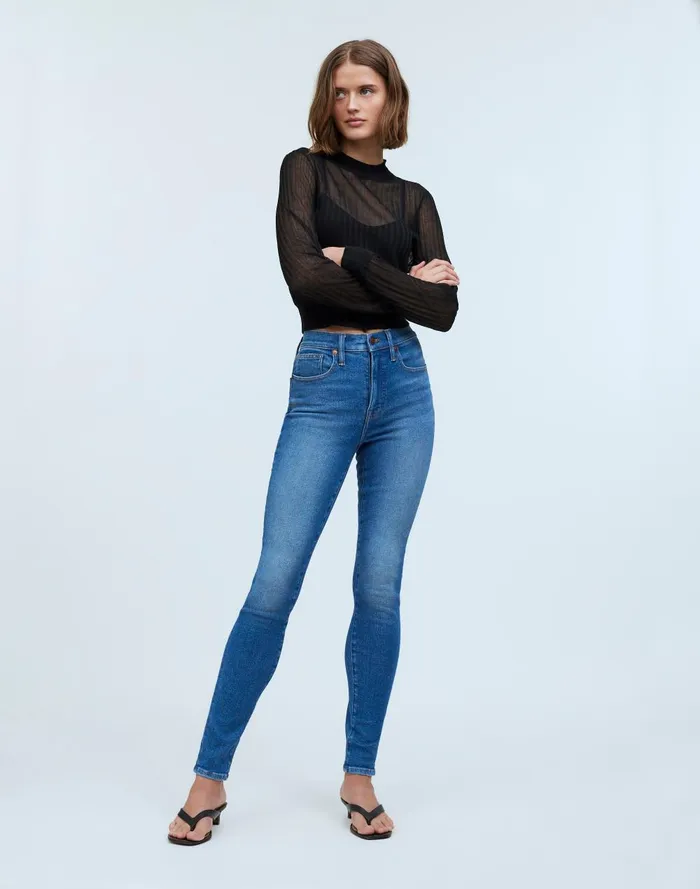 Women Jeans Madewell HighRise Skinny Jeans In Gracey Wash