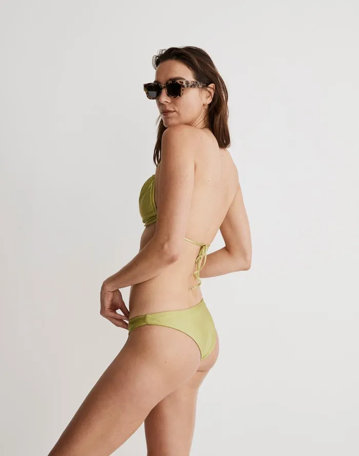 Women Swim Madewell Jade Swim Isla Bikini Top