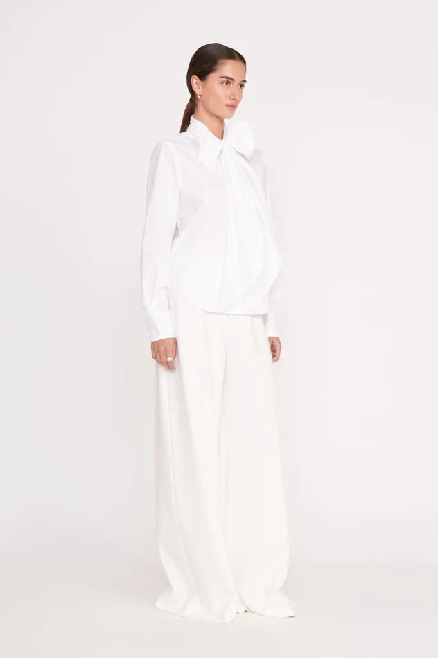 Women Tops STAUD STAUD MARYN TOP WHITE Women Tops STAUD STAUD MARYN TOP WHITE