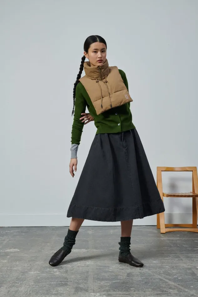 Women VALETTI SKIRT Anthracite Soeur Skirts and Shorts