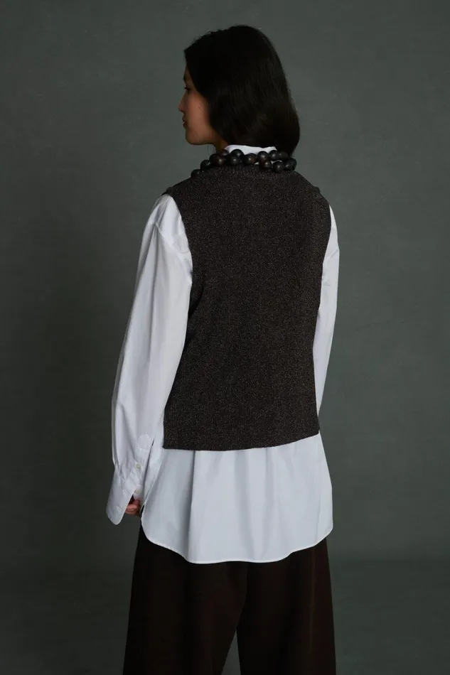 Women VIDA JUMPER Browngolden Soeur Jumpers and Cardigans