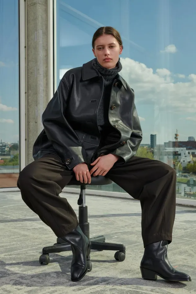Women VINCENZO JACKET Black Soeur Jackets and Coats
