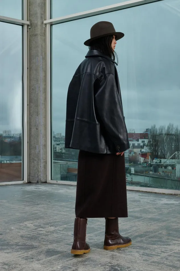 Women VINCENZO JACKET Black Soeur Jackets and Coats