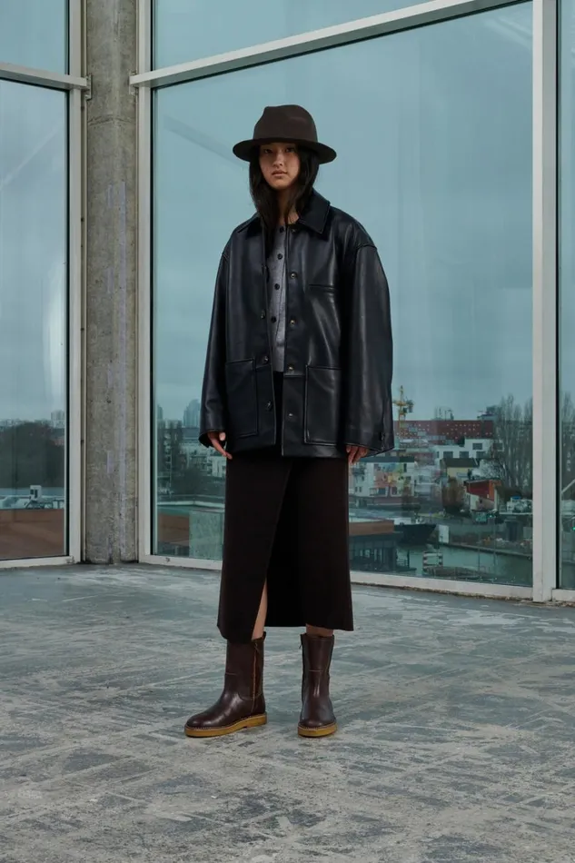 Women VINCENZO JACKET Black Soeur Jackets and Coats