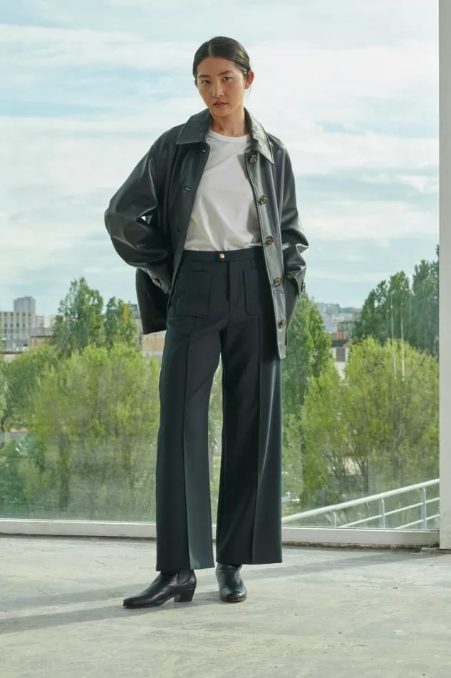 Women VINCENZO JACKET Black Soeur Jackets and Coats