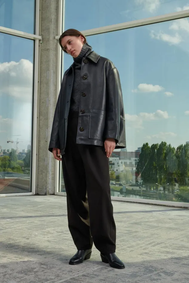 Women VINCENZO JACKET Black Soeur Jackets and Coats