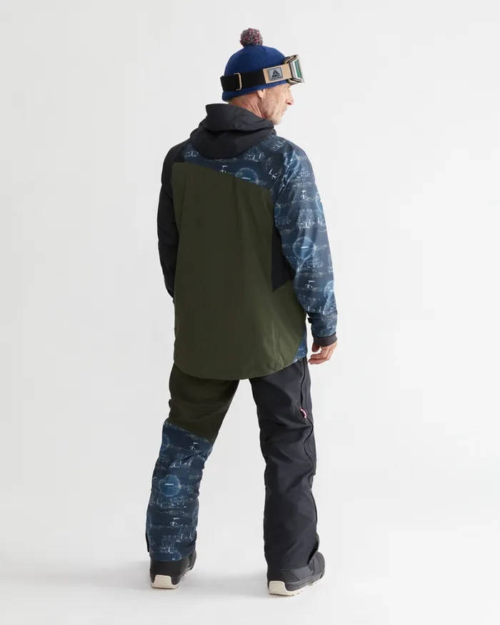134 Levitend Cutan Britta Long Jacket Britta MarakattLabba Rosin Greencobolt Blue Men Klttermusen Waterproof Jackets