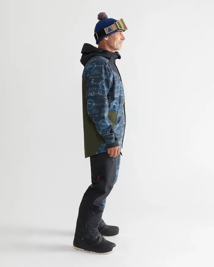 134 Levitend Cutan Britta Long Jacket Britta MarakattLabba Rosin Greencobolt Blue Men Klttermusen Waterproof Jackets