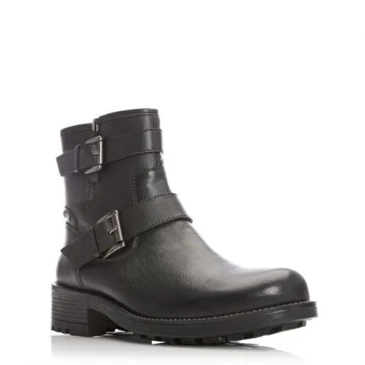 Abigaill Black Leather Women Moda In Pelle Ankle Boots Abigaill Black Leather Women Moda In Pelle Ankle Boots