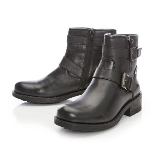 Abigaill Black Leather Women Moda In Pelle Ankle Boots Abigaill Black Leather Women Moda In Pelle Ankle Boots