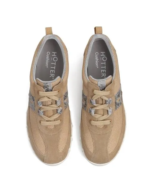 Active Trainers Women Hotter Leanne II Trainers Camel Snake