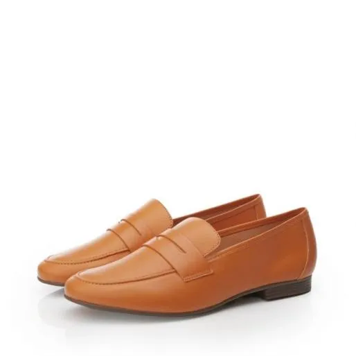Adelyn Orange Leather Women Moda In Pelle Flat And Ballerina Shoes Adelyn Orange Leather Women Moda In Pelle Flat And Ballerina Shoes