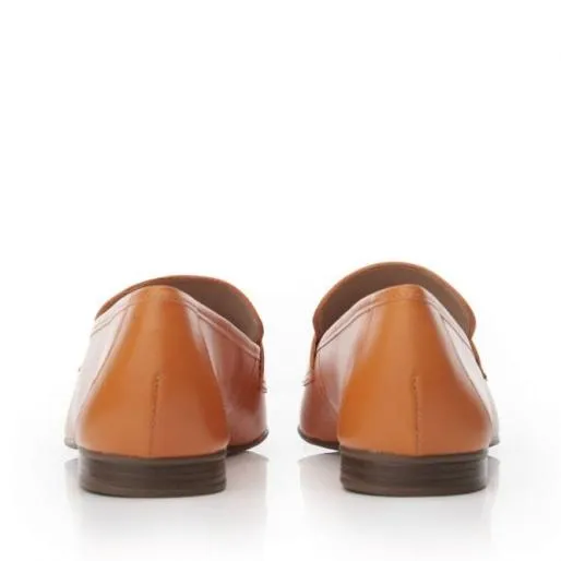 Adelyn Orange Leather Women Moda In Pelle Flat And Ballerina Shoes Adelyn Orange Leather Women Moda In Pelle Flat And Ballerina Shoes