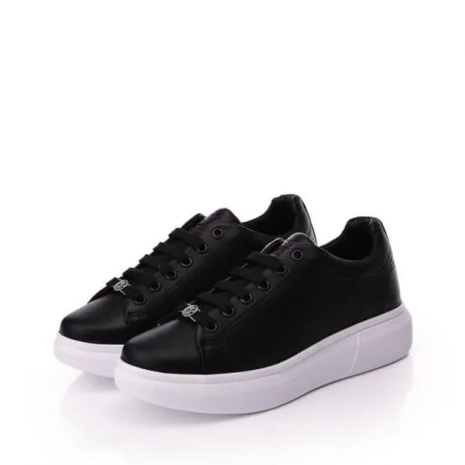 Adoa Black Leather Women Moda In Pelle Casual Shoes And Trainers Adoa Black Leather Women Moda In Pelle Casual Shoes And Trainers