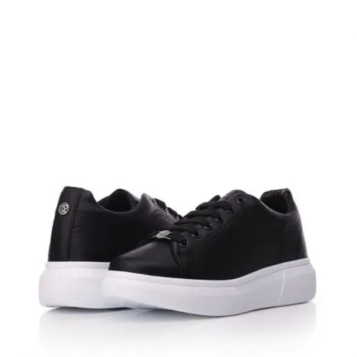 Adoa Black Leather Women Moda In Pelle Casual Shoes And Trainers Adoa Black Leather Women Moda In Pelle Casual Shoes And Trainers