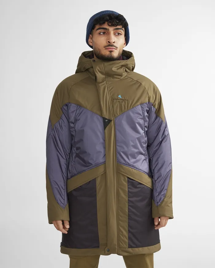 Alfheim 62 Levitend Kion Parka Olivepurple Stone WomenMen Klttermusen Down and Insulated Jackets