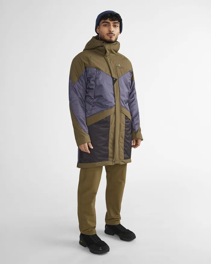 Alfheim 62 Levitend Kion Parka Olivepurple Stone WomenMen Klttermusen Down and Insulated Jackets