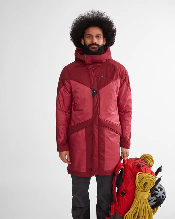 Alfheim Cutan Parka Burnt Russet MenWomen Klttermusen Down and Insulated Jackets