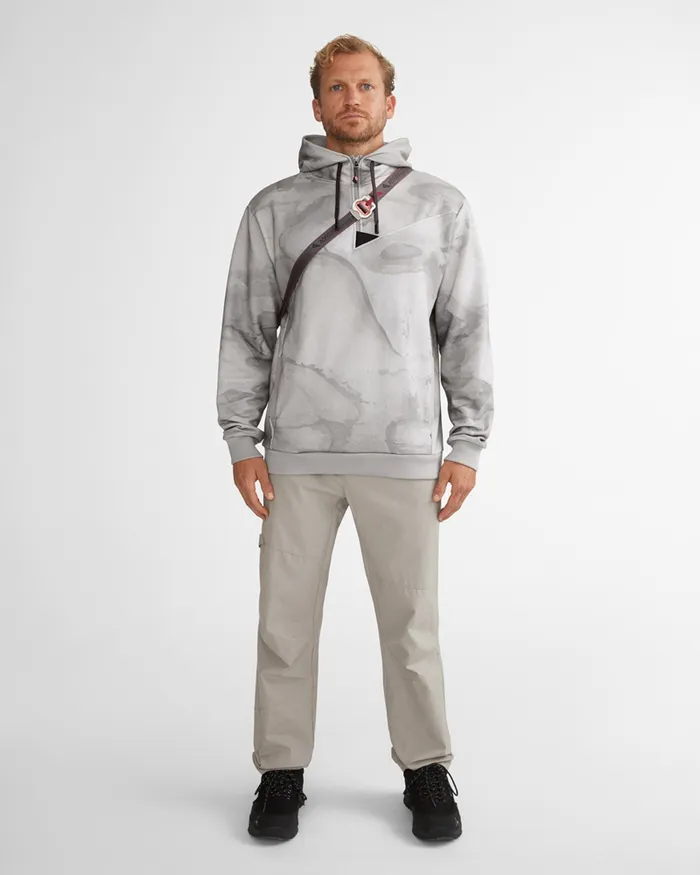Alfsol HalfZip Hoodie Off The Mountain Bark Dove Grey Men Klttermusen Fleeces and Sweaters