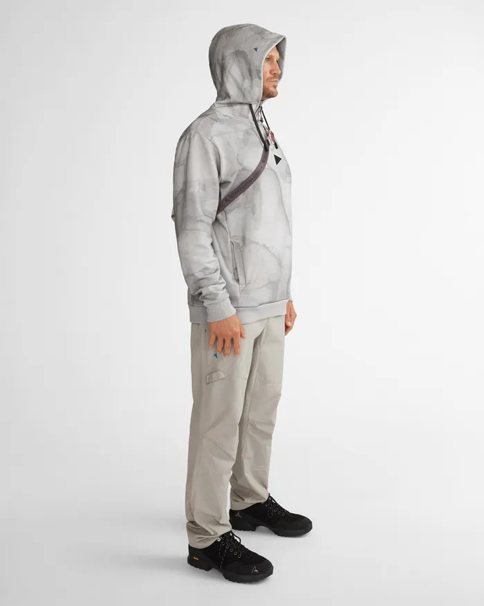 Alfsol HalfZip Hoodie Off The Mountain Bark Dove Grey Men Klttermusen Fleeces and Sweaters