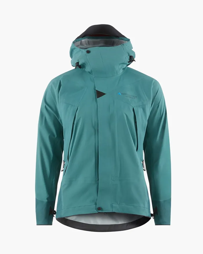 Allgrn 20 Waterproof Cutan Jacket Frost Green Women Klttermusen Waterproof Jackets