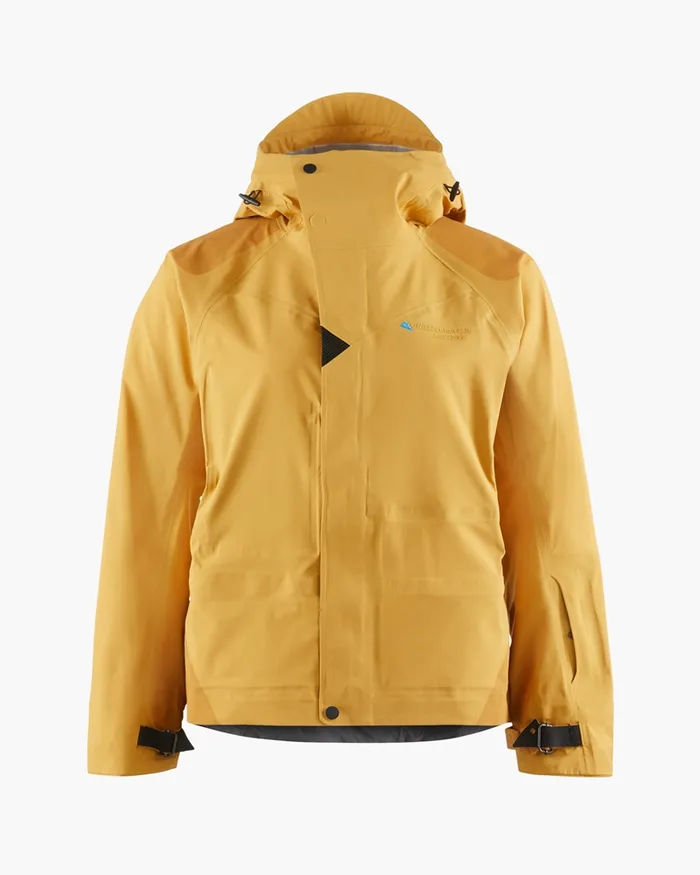 Allsvinn Cutan Jacket Amber Gold Women Klttermusen Waterproof Jackets