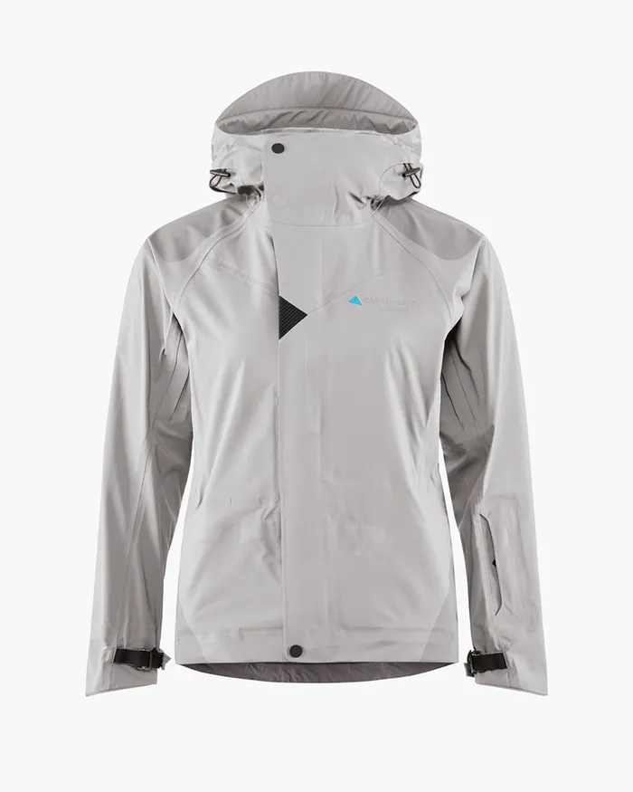 Allsvinn Cutan Jacket Dove Grey Women Klttermusen Waterproof Jackets
