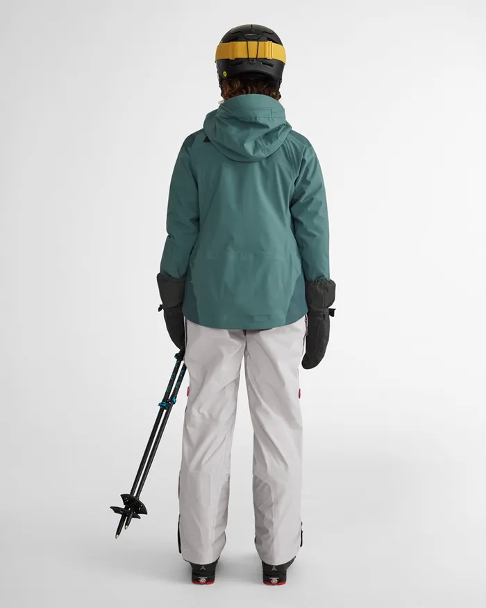 Allsvinn Cutan Jacket Frost Green Women Klttermusen Waterproof Jackets