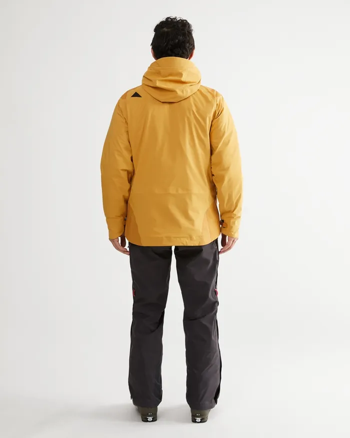 Allsvinn Waterproof Cutan Jacket Amber Gold Men Klttermusen Waterproof Jackets