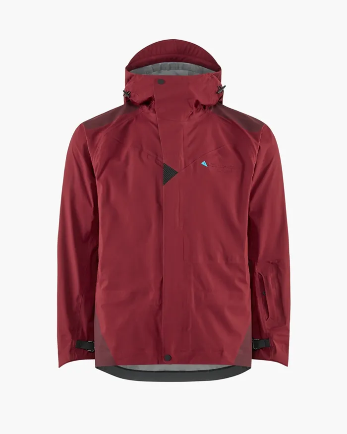 Allsvinn Waterproof Cutan Jacket Dark Russet Men Klttermusen Waterproof Jackets