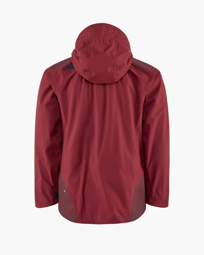 Allsvinn Waterproof Cutan Jacket Dark Russet Men Klttermusen Waterproof Jackets