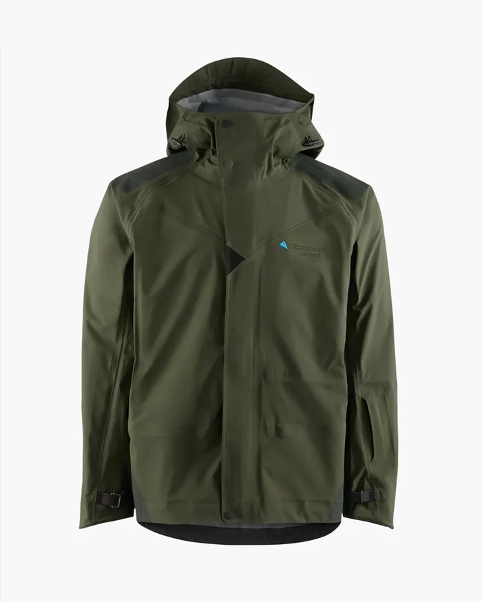 Allsvinn Waterproof Cutan Jacket Rosin Green Men Klttermusen Waterproof Jackets