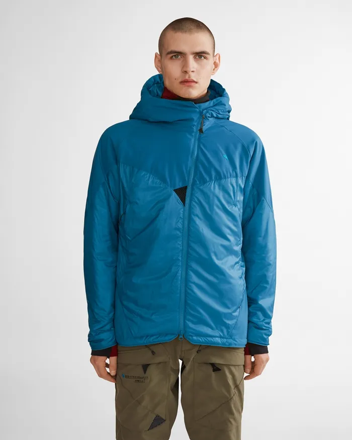 Alv Primaloft Hooded Jacket Blue Sapphire Men Klttermusen Down and Insulated Jackets