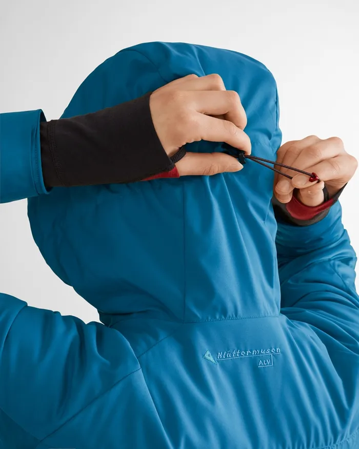 Alv Primaloft Hooded Jacket Blue Sapphire Men Klttermusen Down and Insulated Jackets