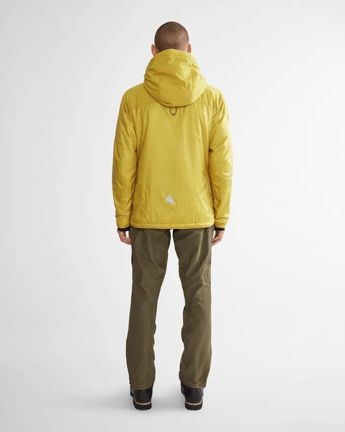 Alv Primaloft Hooded Jacket Dusty Yellow Men Klttermusen Down and Insulated Jackets