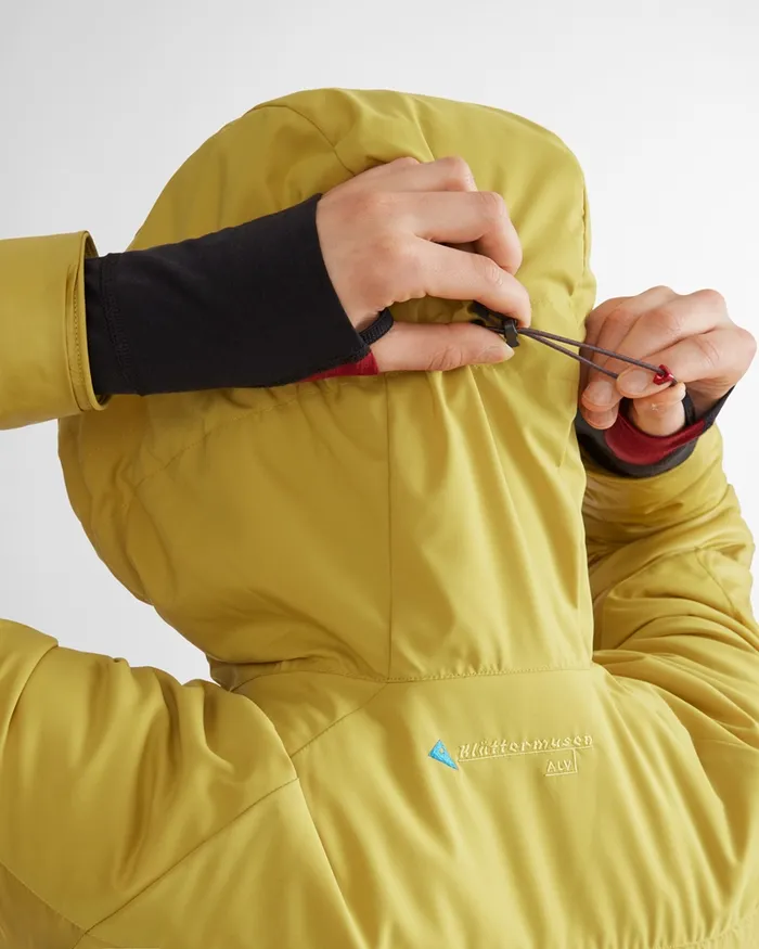 Alv Primaloft Hooded Jacket Dusty Yellow Men Klttermusen Down and Insulated Jackets