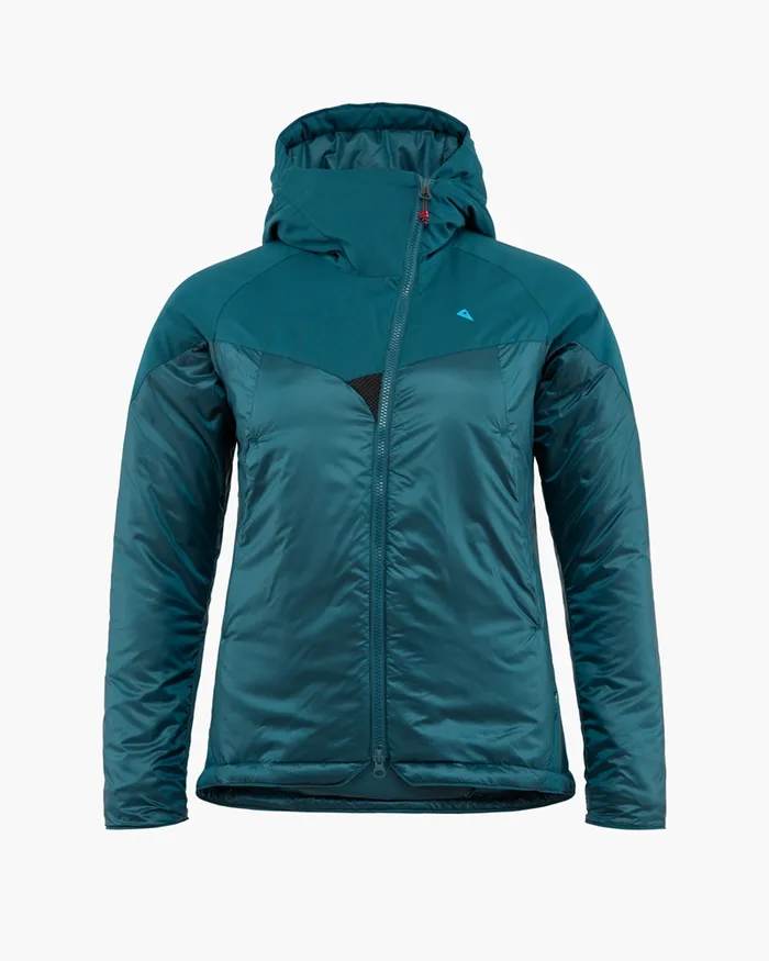 Alv Primaloft Hooded Jacket Emerald Green Women Klttermusen Down and Insulated Jackets Alv Primaloft Hooded Jacket Emerald Green Women Klttermusen Down and Insulated Jackets
