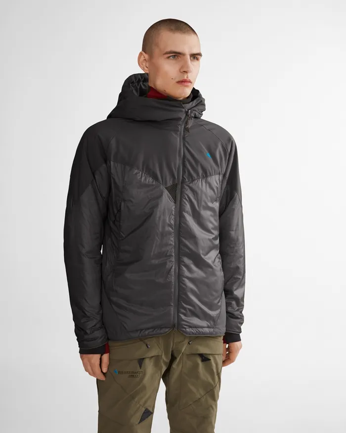 Alv Primaloft Hooded Jacket Raven Men Klttermusen Down and Insulated Jackets