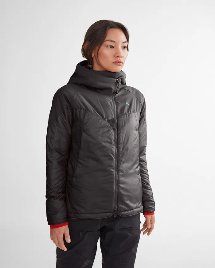 Alv Primaloft Hooded Jacket Raven Women Klttermusen Down and Insulated Jackets Alv Primaloft Hooded Jacket Raven Women Klttermusen Down and Insulated Jackets