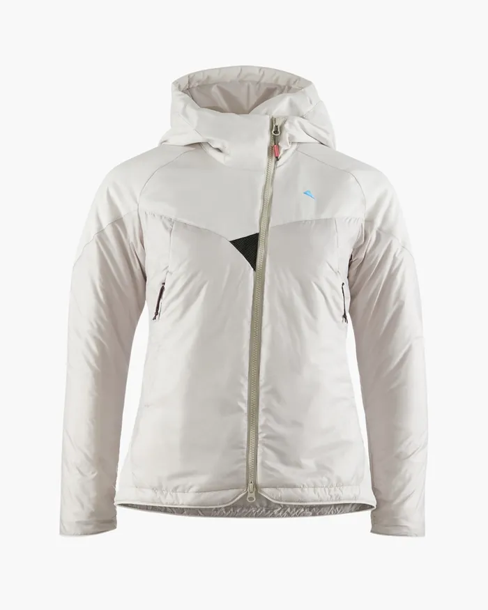 Alv Primaloft Hooded Jacket Silver Creme Women Klttermusen Down and Insulated Jackets