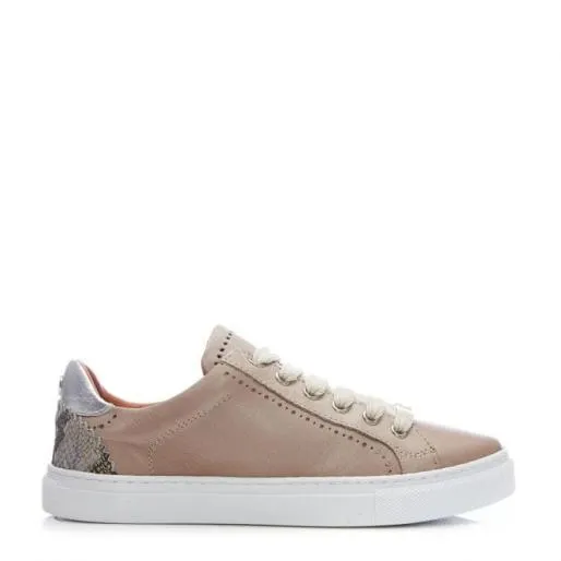 Anatoli Stone Leather Women Moda In Pelle Casual Trainers