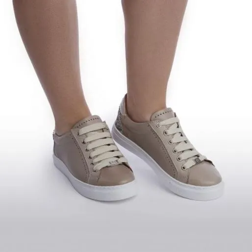 Anatoli Stone Leather Women Moda In Pelle Casual Trainers Anatoli Stone Leather Women Moda In Pelle Casual Trainers