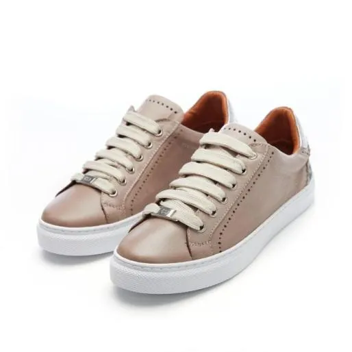 Anatoli Stone Leather Women Moda In Pelle Casual Trainers Anatoli Stone Leather Women Moda In Pelle Casual Trainers
